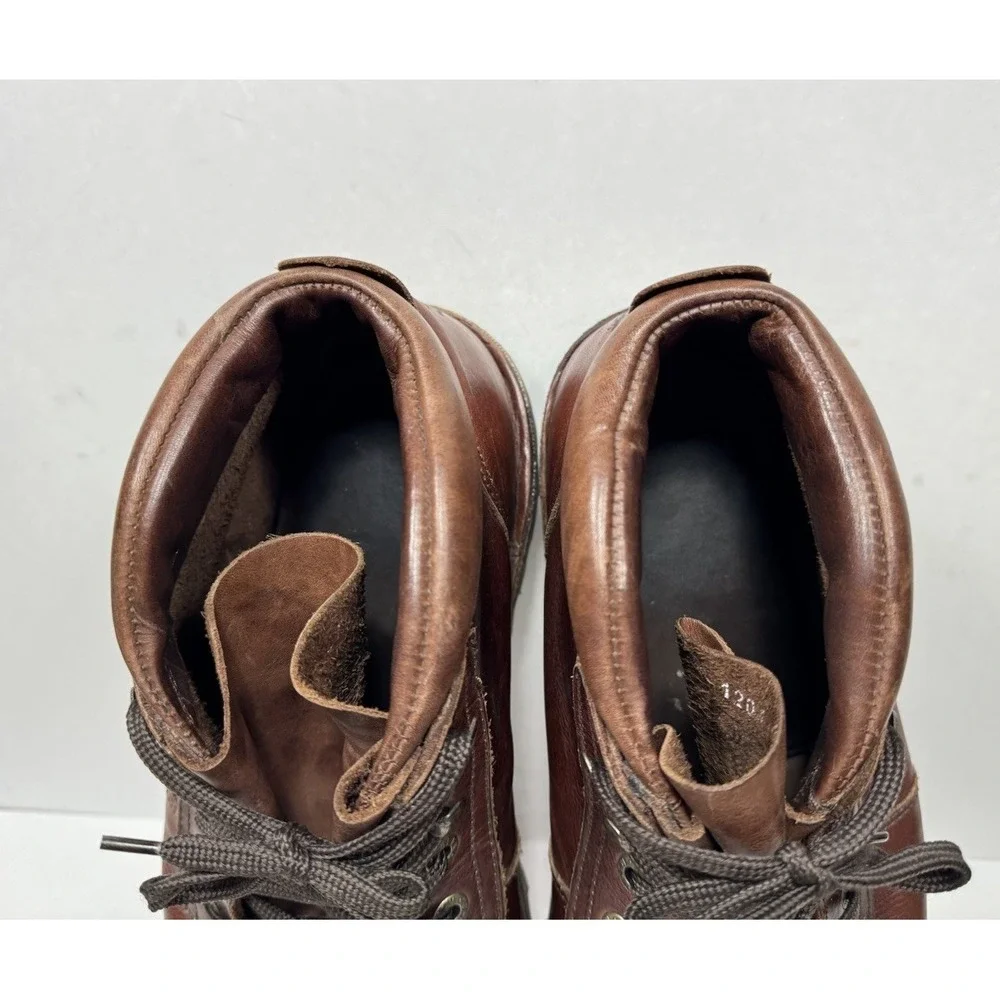 Jim Green Barefoot African Rangers Boots Men's Size 14 Brown Leather